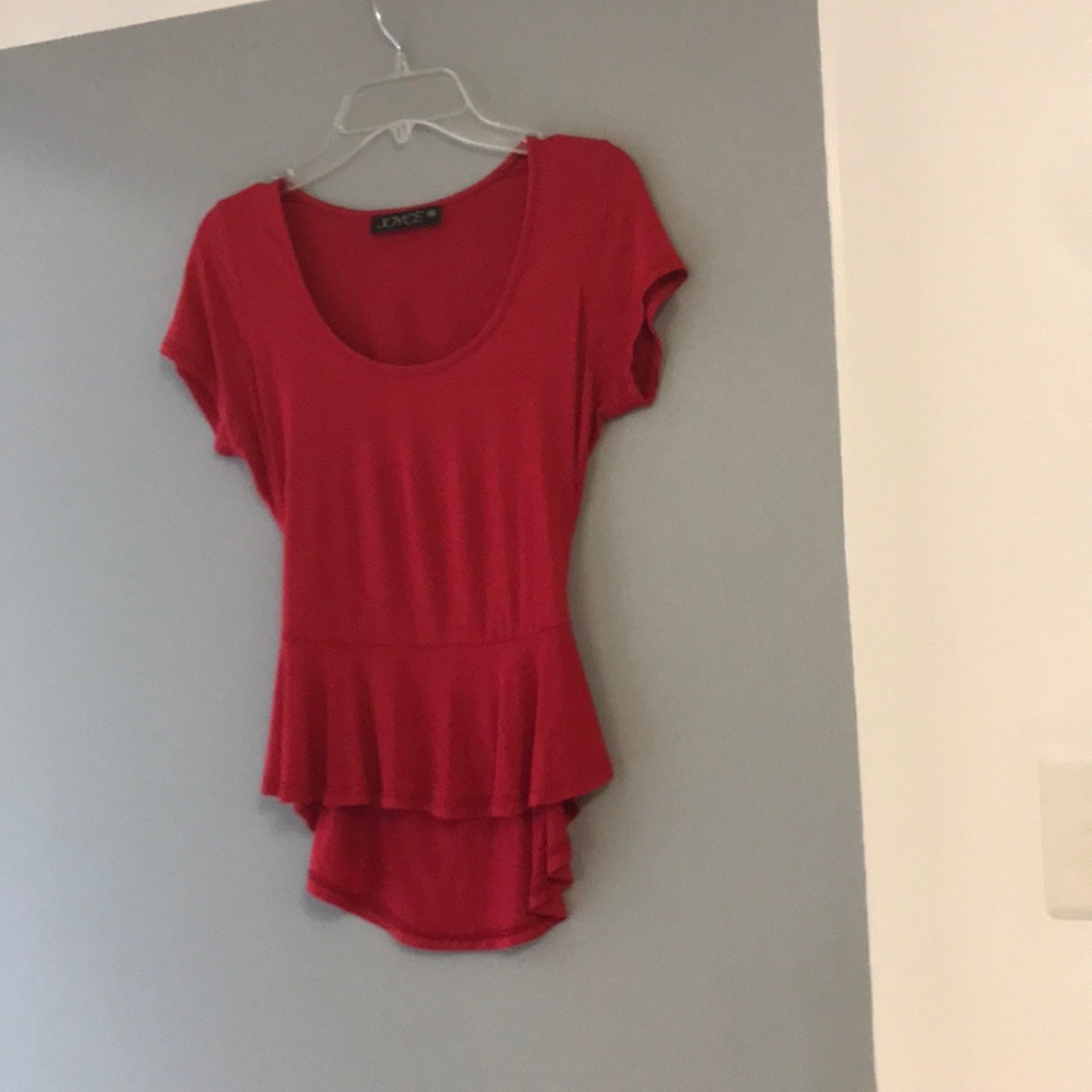 XS Red Open Back Top ❤️